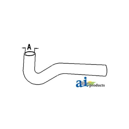 A & I Products Radiator Hose, Lower 13" x2" x2" A-10A27664